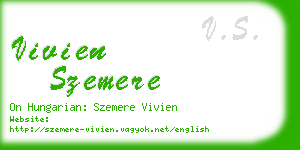 vivien szemere business card